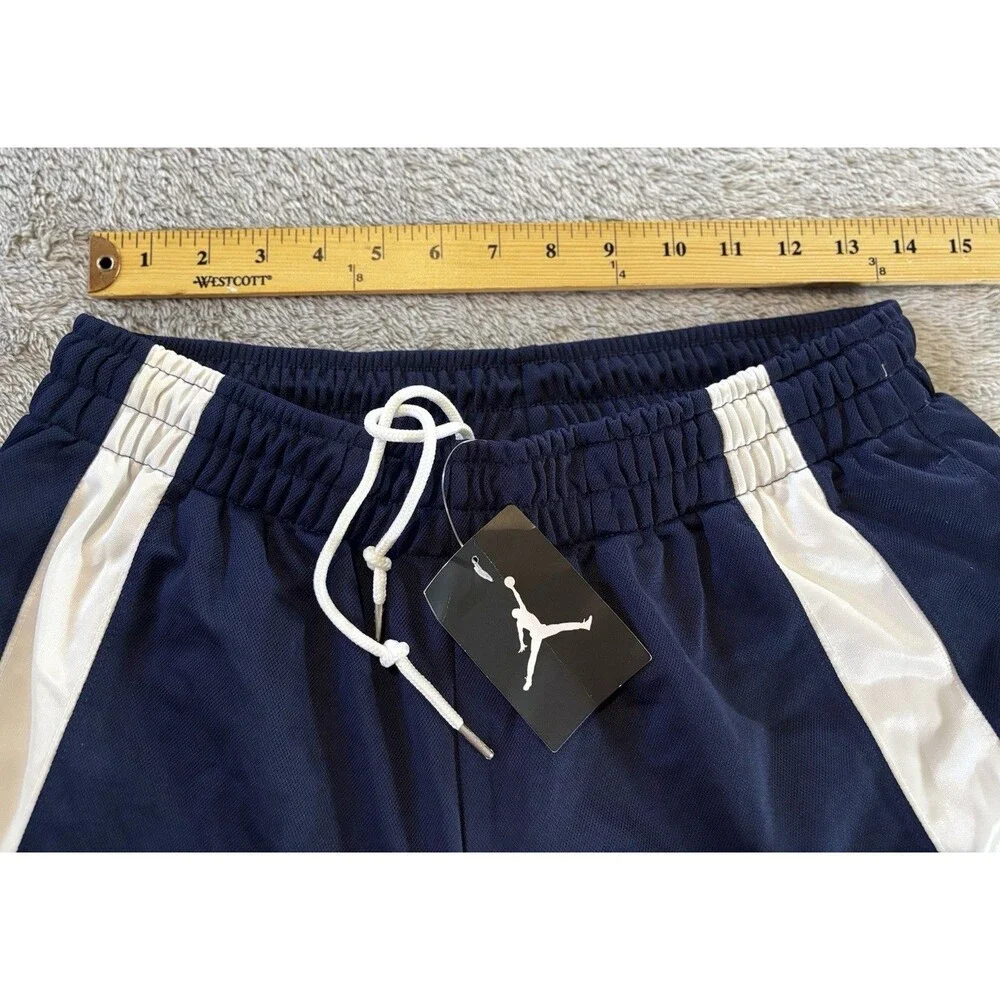 NWT! 2013 Air Jordan Blue Warm Up Sweatpants L Drawstring Jumpman